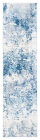 Safavieh Brentwood Bnt822B Organic and Abstract Rug, Ivory and Navy, 2'0"x16'0" Runner