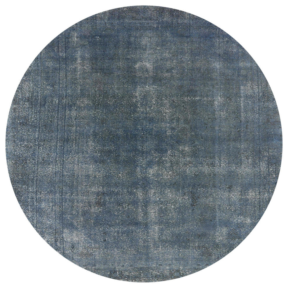 Ahgly Company Indoor Round Mid-Century Modern Area Rugs, 4' Round