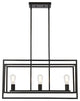 Living District Voir 3-Light Pendant Black