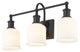 Zlite 733-3V-MB 3-Light Vanity, Matte Opal