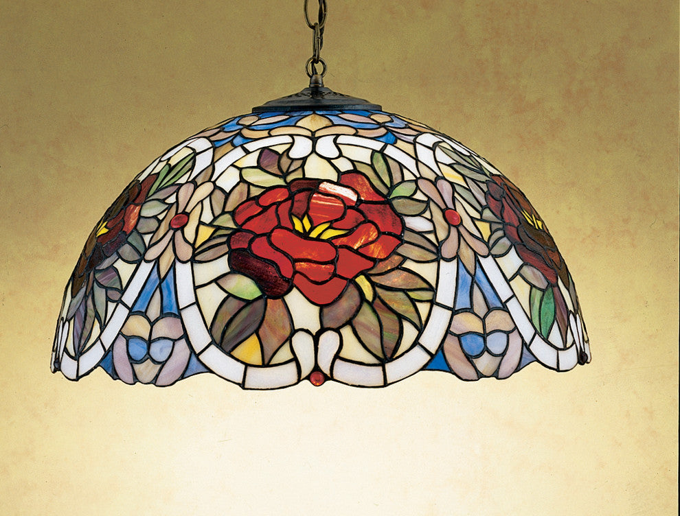 Meyda lighting 27600 20" Wide Renaissance Rose Pendant