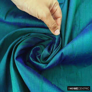 Peacock 100% Pure Silk Fabric By The Yard, 13 Yards For Curtain, Dress Wholesale