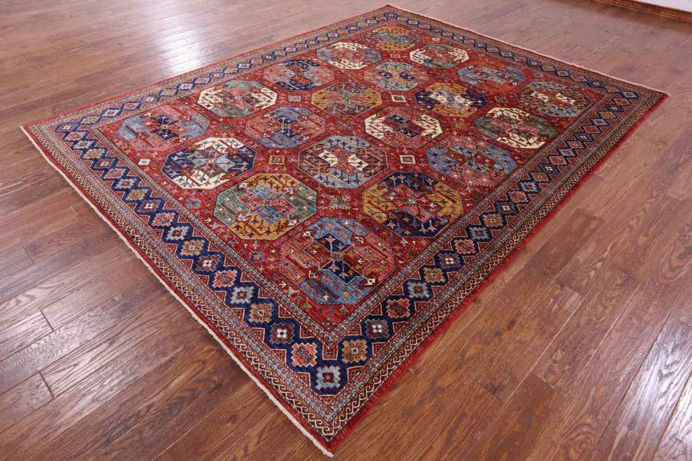 8' 0" X 10' 4" Bokhara Handmade Wool Rug - Q12427