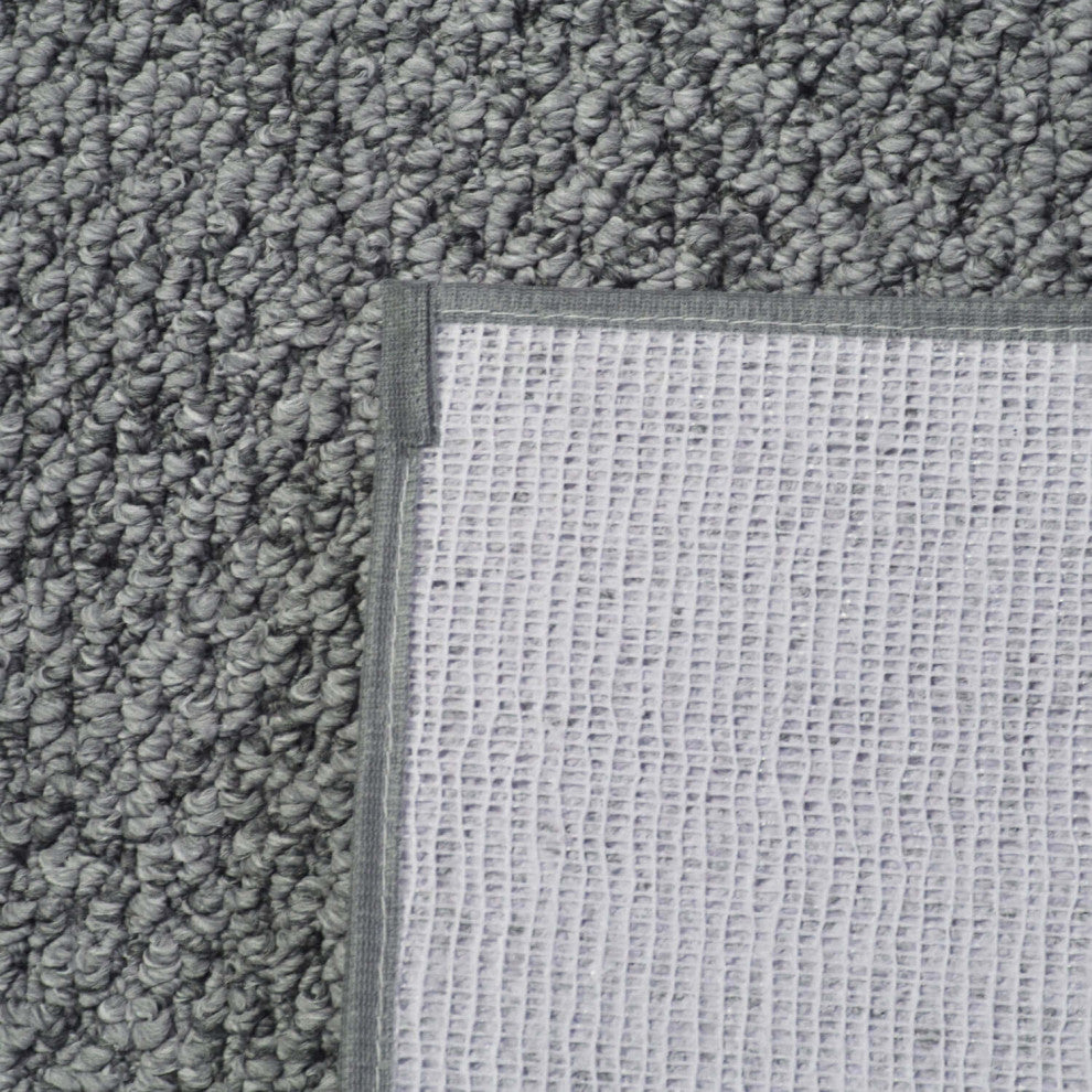 Dream Land Wool Inspired Berber Indoor Area Rug, Silk Aluminum, 4x6