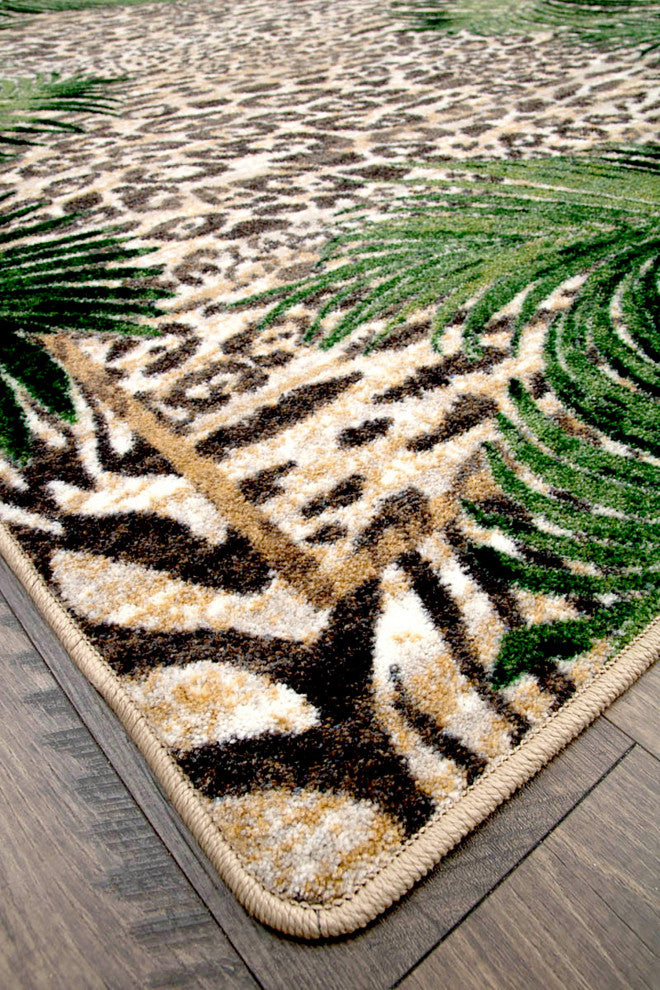 Jungle Border, Black and Yellow, 2'x8'