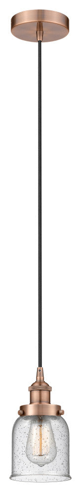 Innovations 616-1PH-AC-G54-LED 1-Light Mini Pendant, Antique Copper