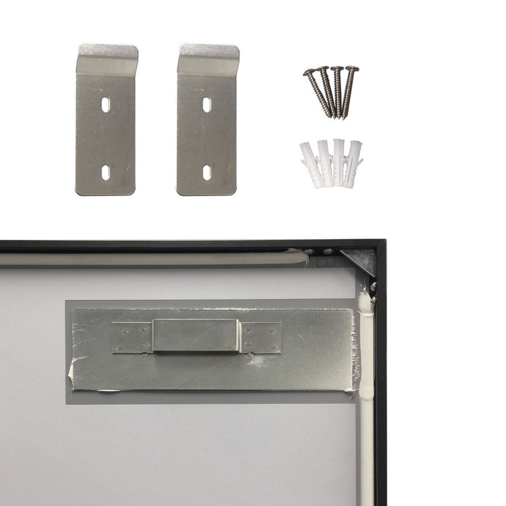 Mattox Mirror, Black, 16"W x 32"H x 1"D