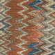 Plutus Multi-Color Wave Chevron Luxury Throw Pillow, 22"x22"