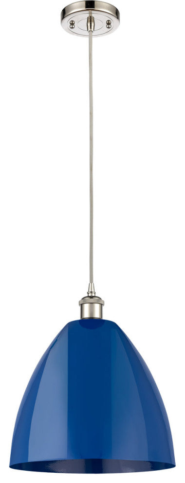 Innovations 516-1P-PN-MBD-12-BL 1-Light Mini Pendant, Polished Nickel