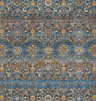 Momeni Izmir Polyester Blue Area Rug 2'6"x8' Runner