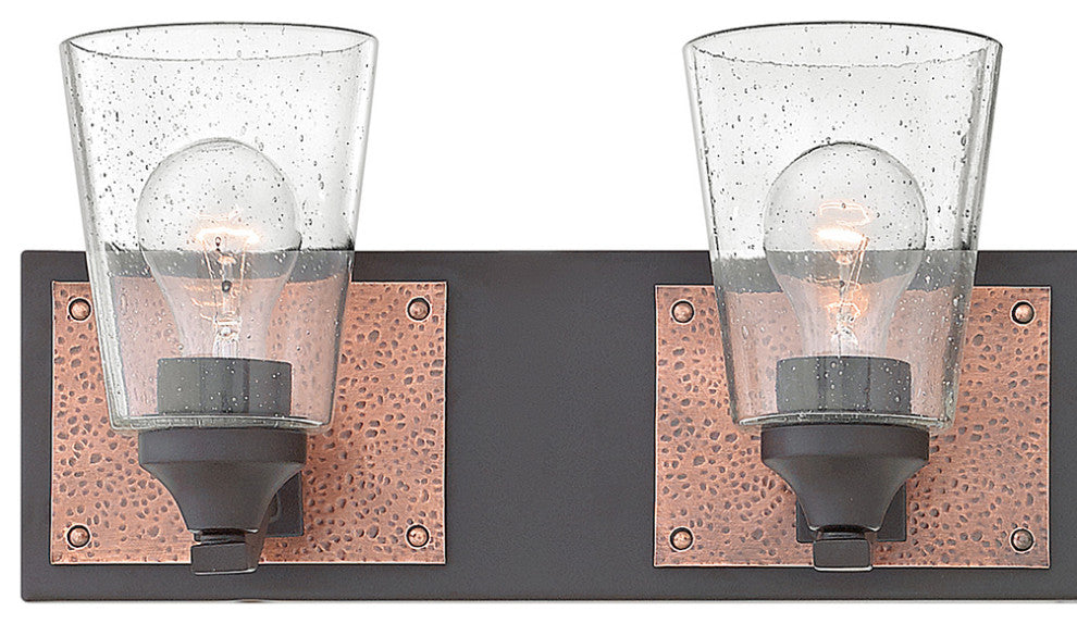 Hinkley Jackson Large Four Light Vanity, Buckeye Bronze