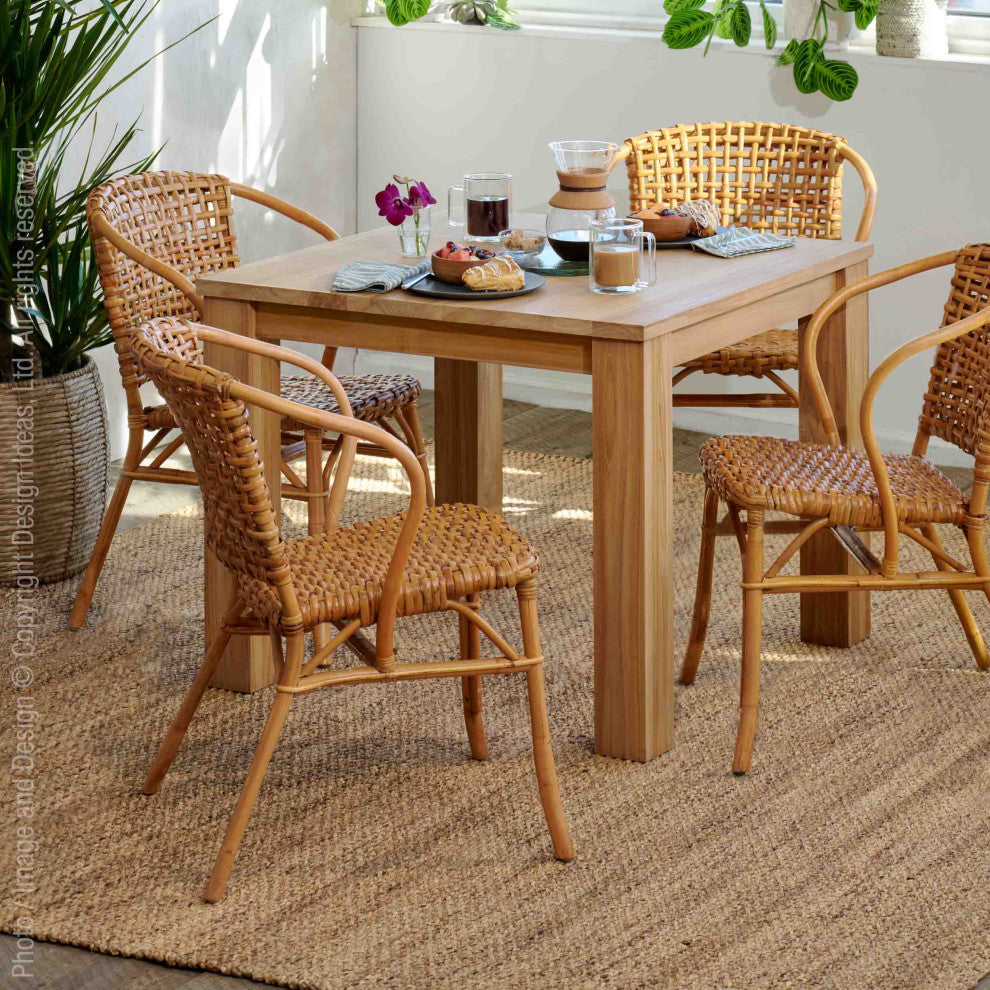Lilas Rattan Bistro Chair Set of 2