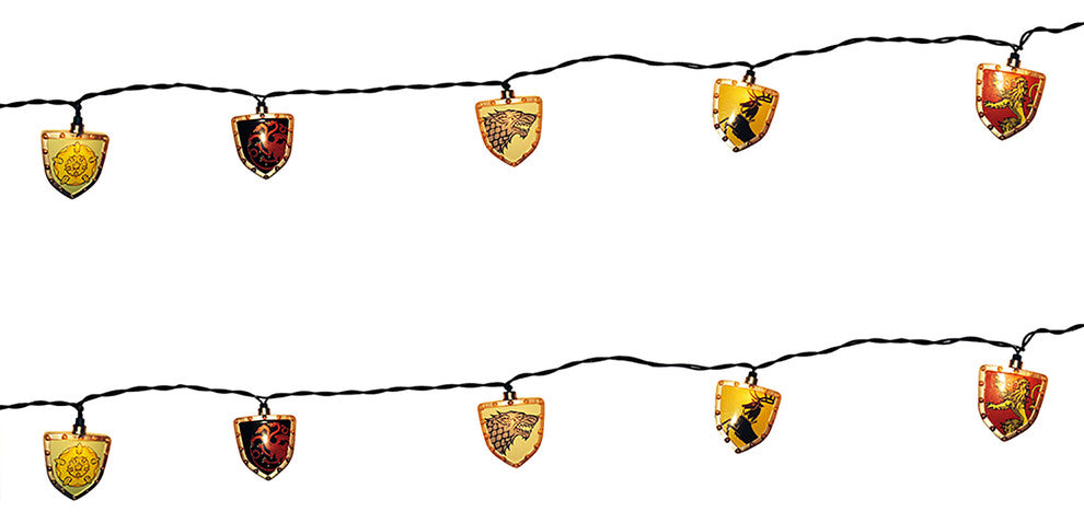 UL 10-Light Game of Thrones Shield Light Set