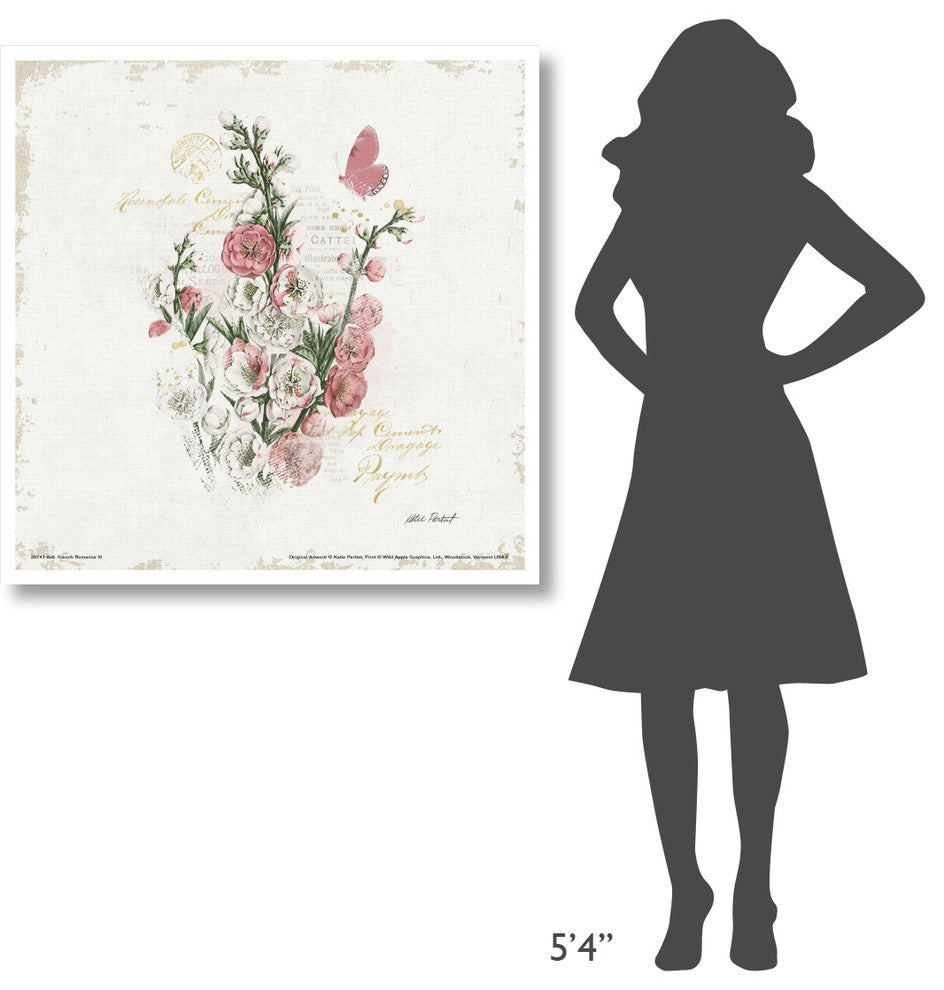 "French Romance III" Digital Paper Print by Katie Pertiet, 38"x38"