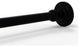 Que New Shower Curtain Rod Brackets, Matte Black