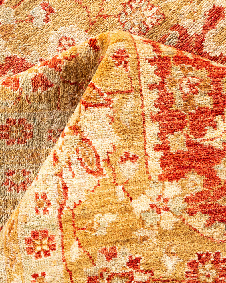 Mogul, One-of-a-Kind Hand-Knotted Area Rug Orange, 8'4"x11'4"