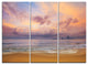 "Bright Morning Over the Sea" Metal Wall Art, 3 Panels, 36"x28"