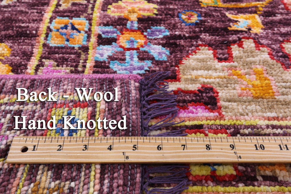 Turkish Oushak Hand-Knotted Wool Rug 9' 10" X 13' 7" - Q16101