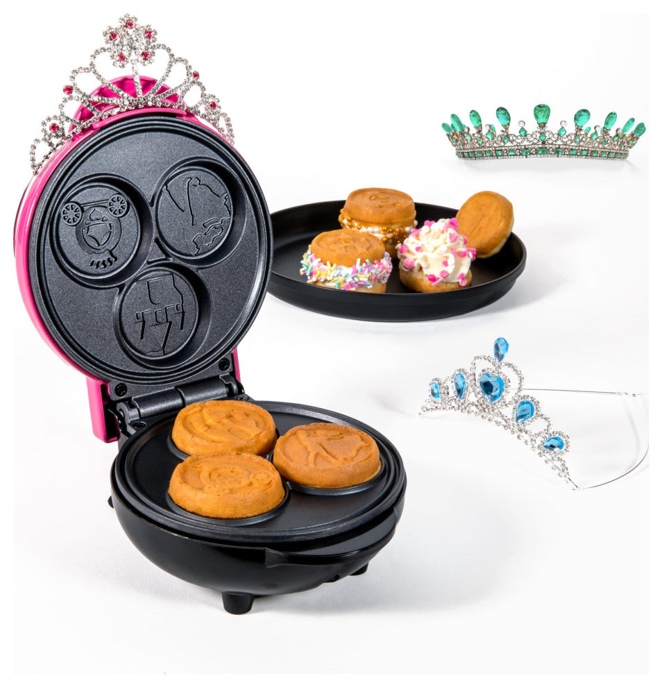 MyMini Personal Electric Animal Circus Waffle Maker, Waffle Iron, Princess