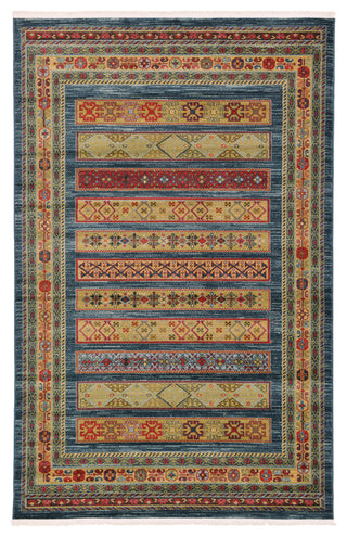 Unique Loom Blue Pasadena Fars 5' 0 x 8' 0 Area Rug