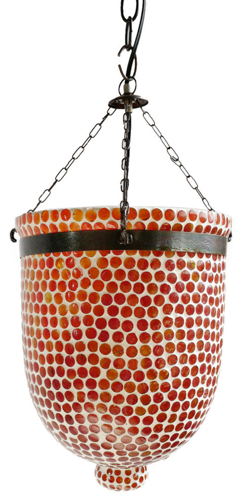Mai Tai Mosaic Bucket Pendant, Small