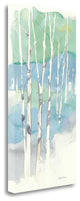 Watercolor Abstract Forest 2 Giclee Wrap Canvas Wall Art