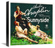 "Charlie Chaplin - Sunnyside, 1919" Canvas Giclee, 16"x16"