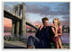 Stupell Industries Brooklyn Bridge Vintage Hollywood Movie Star, 10 x 15