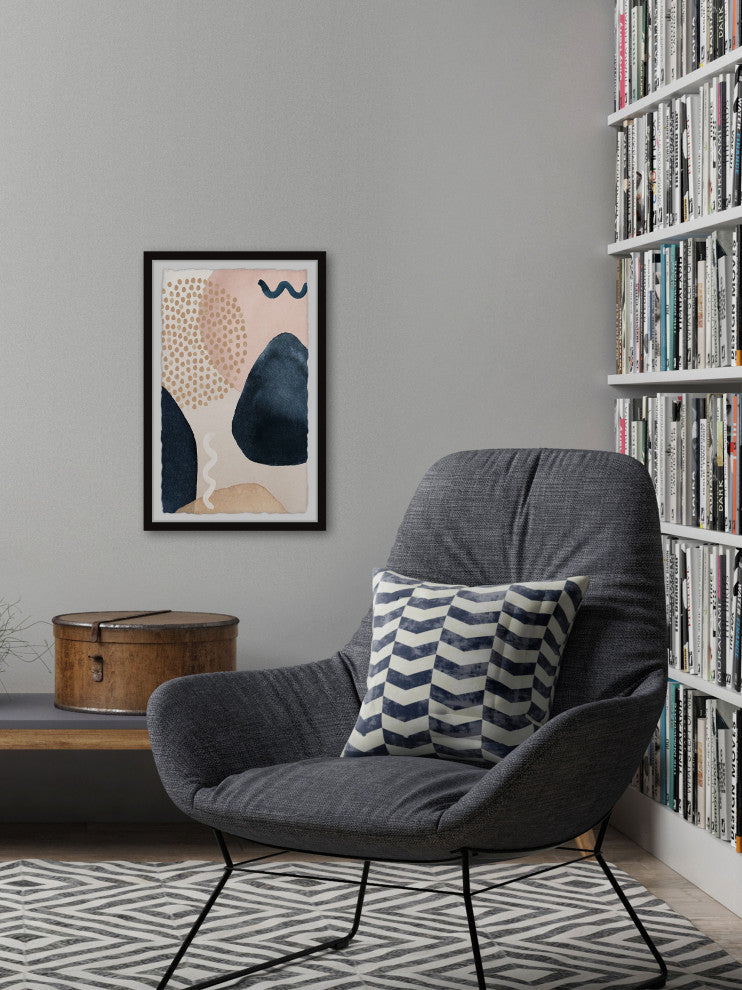 "Air of Uncertainty" Framed Painting Print, 16x24