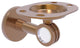 Clearview Tumbler and Toothbrush Holder with Dotted Accents, Brushed Bronze