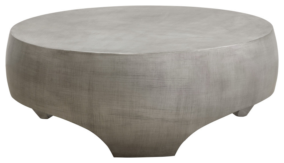 Tarsus Coffee Table, Pewter