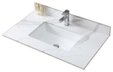 31"/ 37"/ 43" Carrara Gold Engineered Stone Bath Vanity Top, 37"