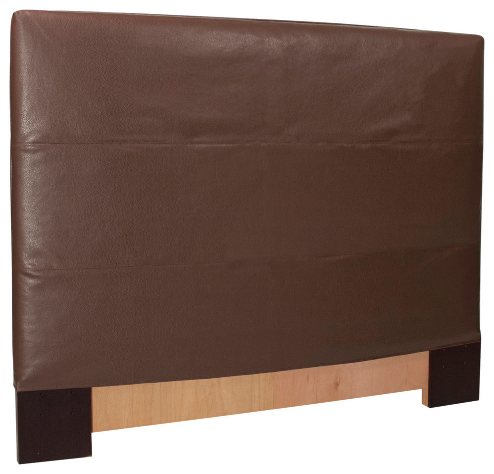 Avanti Full Queen Slipcovered Headboard, Pecan