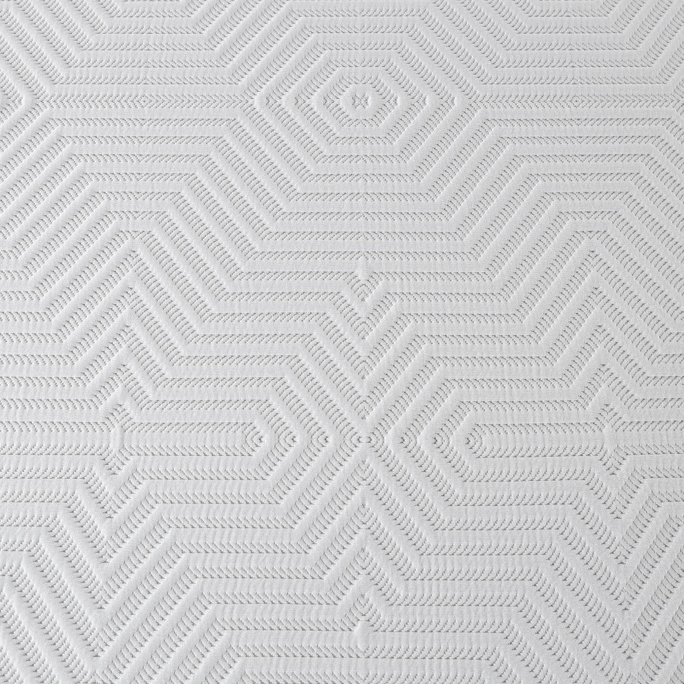 10.5" Hybrid Lux Memory Foam And Wrapped Coil Mattress Full