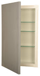 Dolphin Slab Panel Frameless Recessed Medicine Cabinet with LED Light - 14 x 22,
