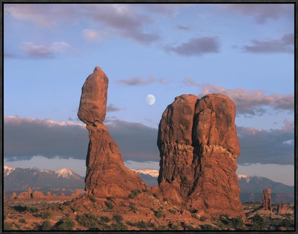 "Moon over Balanced Rock, Arches National Park, Utah"  by Tim Fitzharris, 33x25"