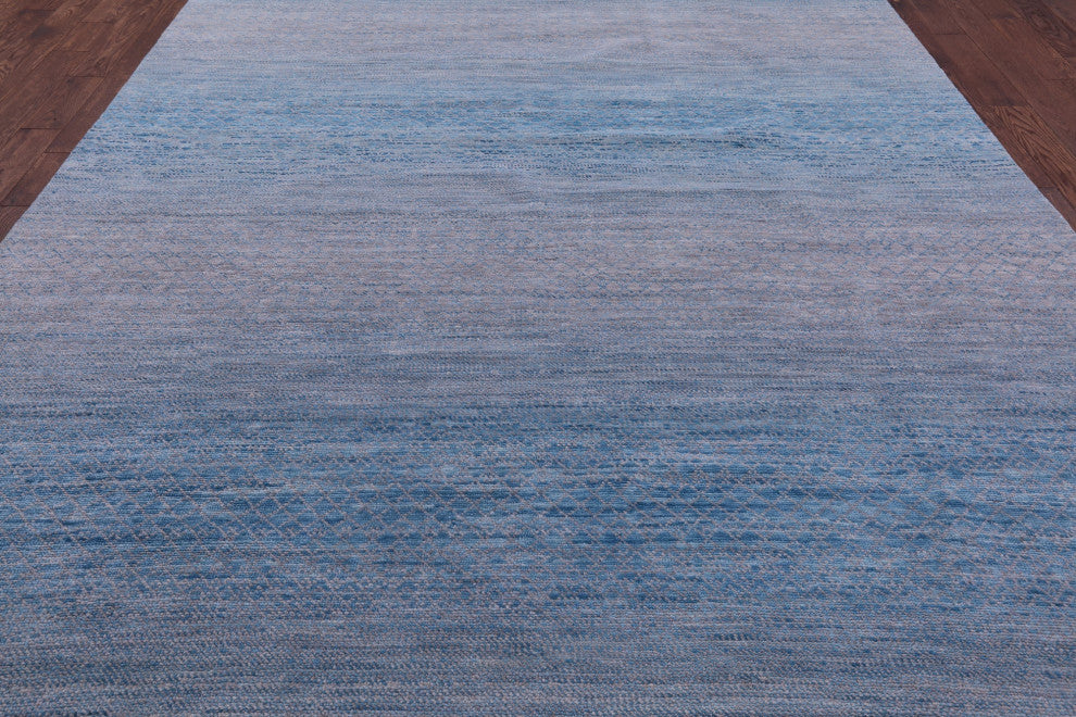 9' 1" X 12' 0" Handmade Savannah Grass Wool Rug - Q13242