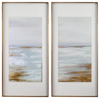 Uttermost Coastline Framed Prints, Set of 2
