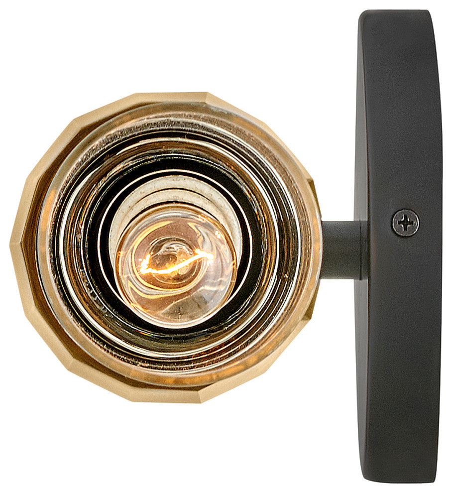 Hinkley Ellison Large Two Light Vanity, Black