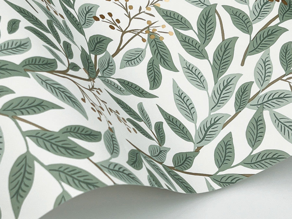 Willowberry Sage Wallpaper