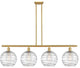 Innovations Lighting 516-4I-SG-G1213-10-LED 4 Light 48" Island Light
