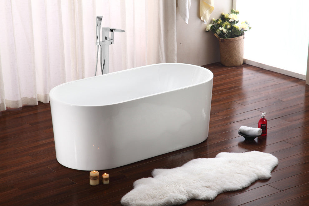 Tub, Faucet and Tray Set Streamline 67" Freestanding MH2000-100