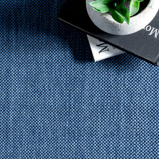 Nuloom Asha Simple Border Indoor/Outdoor Striped Area Rug, Navy 3'6"x5'