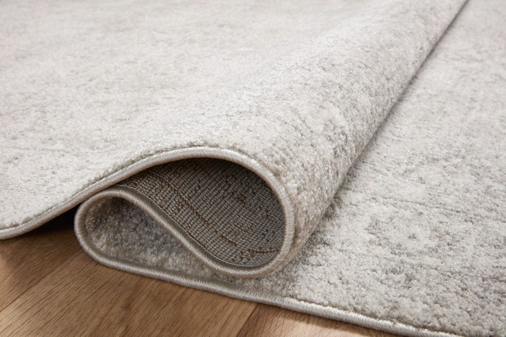 Loloi II Odette Silver / Ivory 18" x 18" Sample Rug