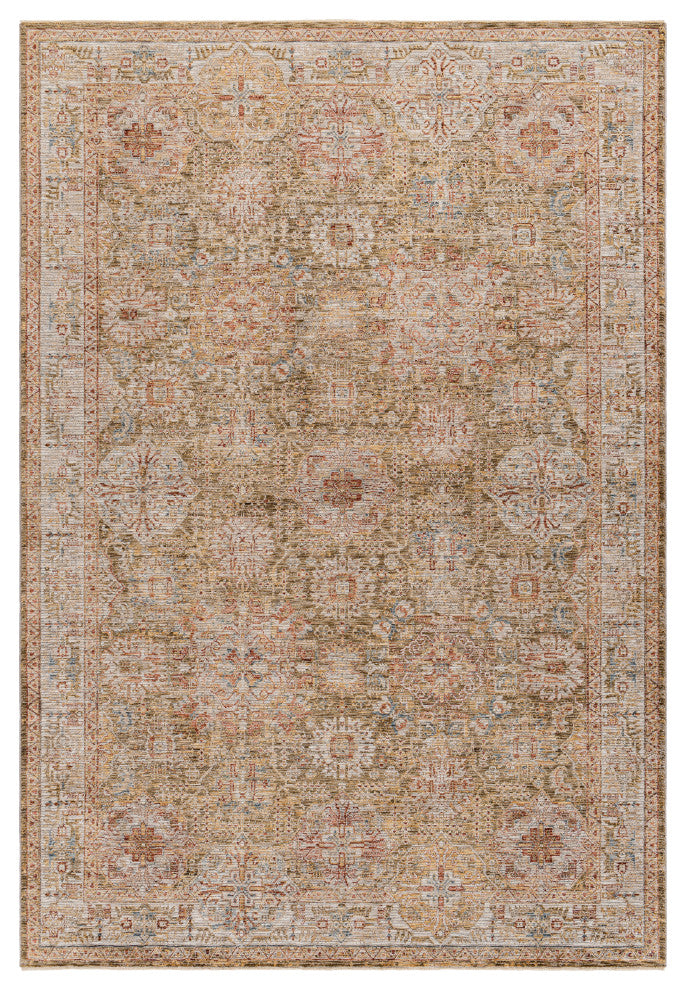 Naila IAL-2306 Olive Machine Woven 7'10" x 10'3" Rug