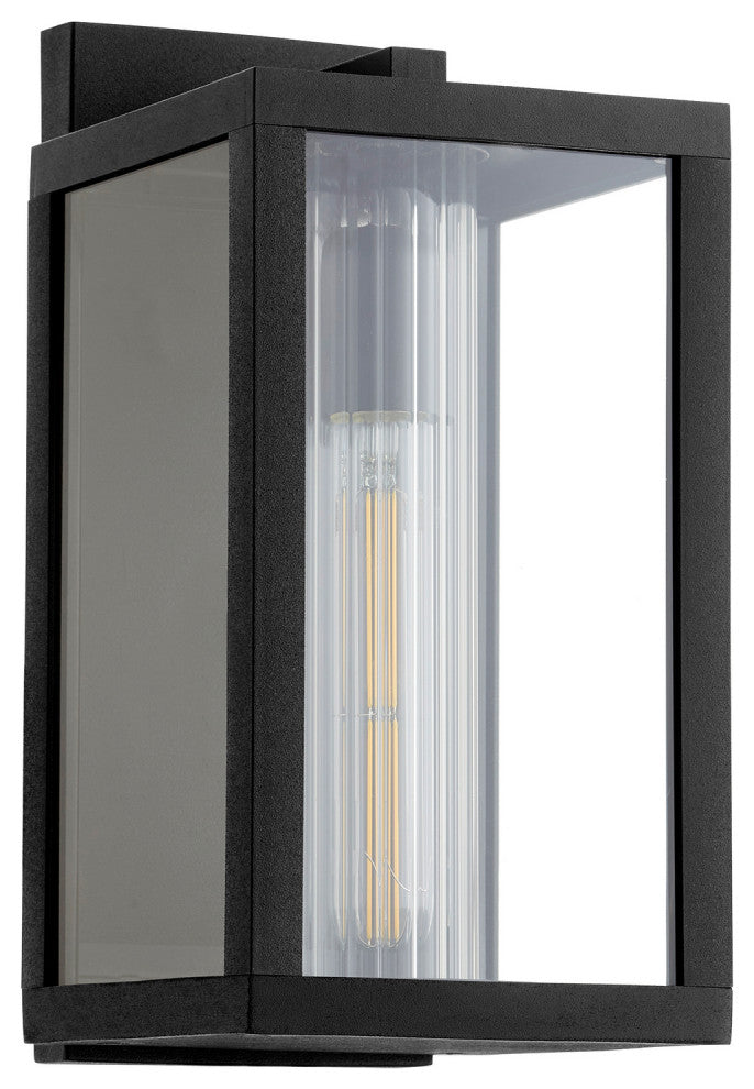 Quorum 747-12-69 One Light Wall Mount, Black Finish
