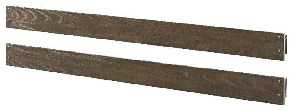 Westwood Design Olivia Traditional Wood Full Size Bed Rails in Rosewood Brown