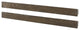 Westwood Design Olivia Traditional Wood Full Size Bed Rails in Rosewood Brown