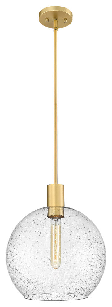 Zlite 7501P14-OBR 1-Light Pendant, Clear Seedy