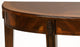 Astor 54"W Demilune Wood Console Table, Nutmeg